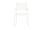 Naples - Stackable Sling Dining Chair - White