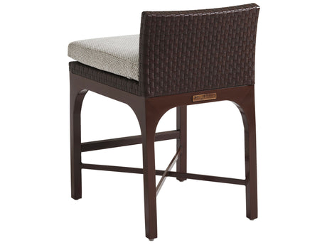 Abaco - Counter Stool - Dark Brown / Beige