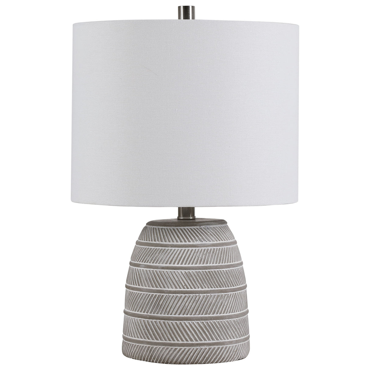 Table Lamp - Gray & White