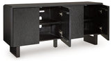 Farrelmore - Black - Accent Cabinet