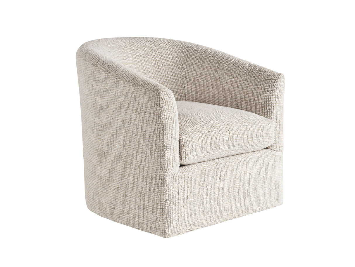 Sunset Key - Candice Swivel Chair - Light Beige