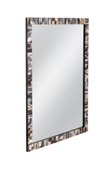 Kervo - Wall Mirror - Black / Cream