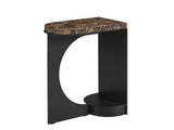 Zanzibar - Novella Side Table - Dark Brown / Black