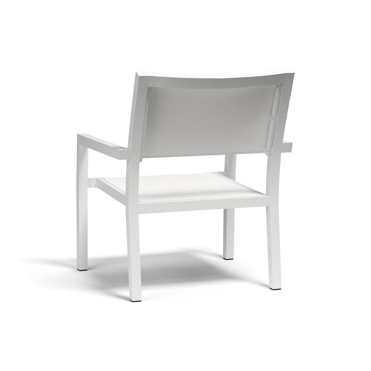 Naples - Stackable Sling Club Chair - White