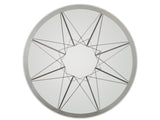 Modern - Axel Round Dining Table - Pearl Silver