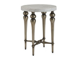 Villa Blanca - Argos Martini Table - Pearl Silver / Bronze