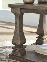 Johnelle - Gray - Rectangular End Table