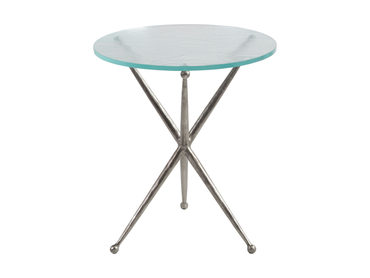 Signature Designs - Marcus Round End Table - Silver