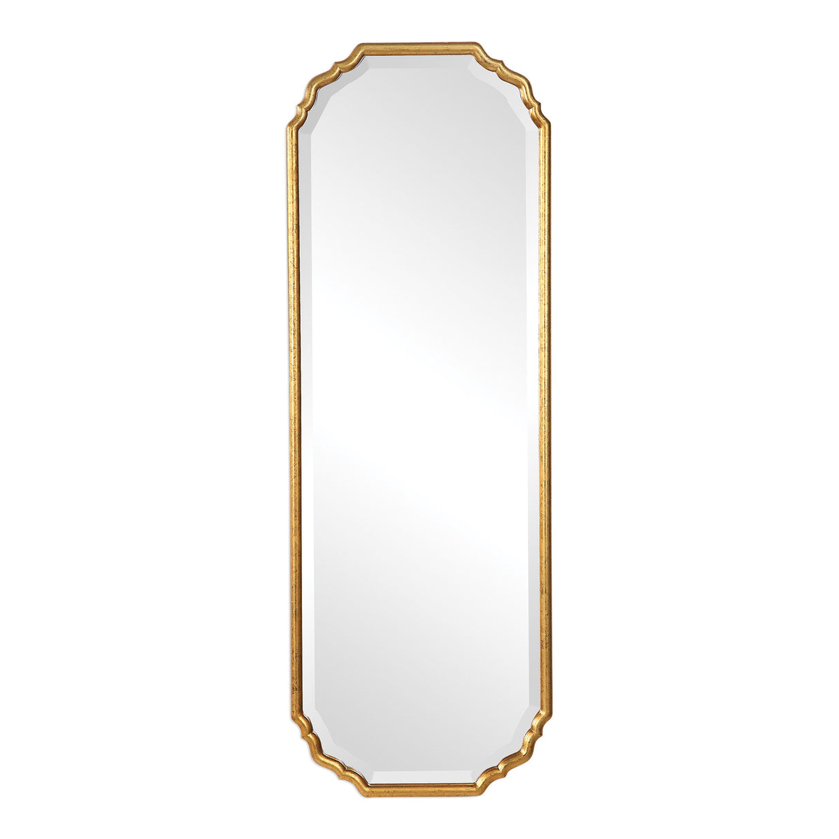 Lightly Antiqued Mirror - Metallic Gold