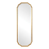 Lightly Antiqued Mirror - Metallic Gold