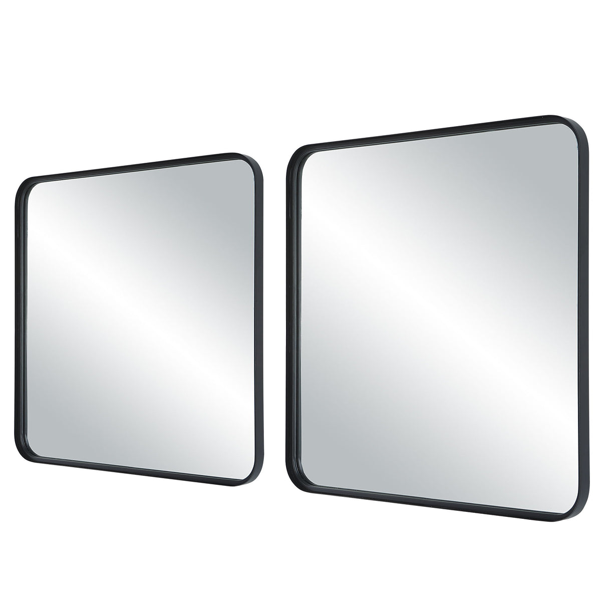 Mirror (Set of 2) - Satin Black