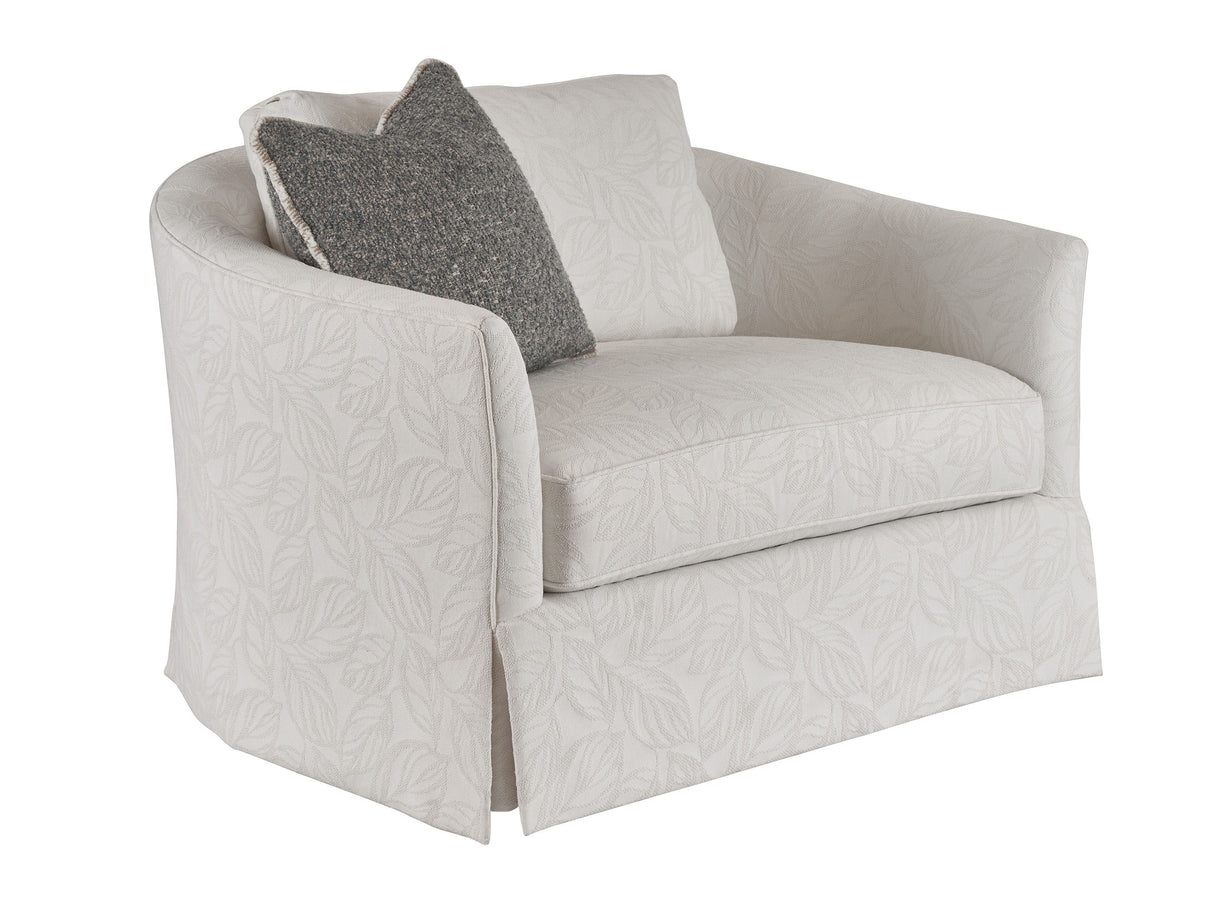 Lexington Upholstery - Veneto Swivel Chair - White