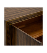 Claudia - Hall Cabinet - Rich Brown Zebrano