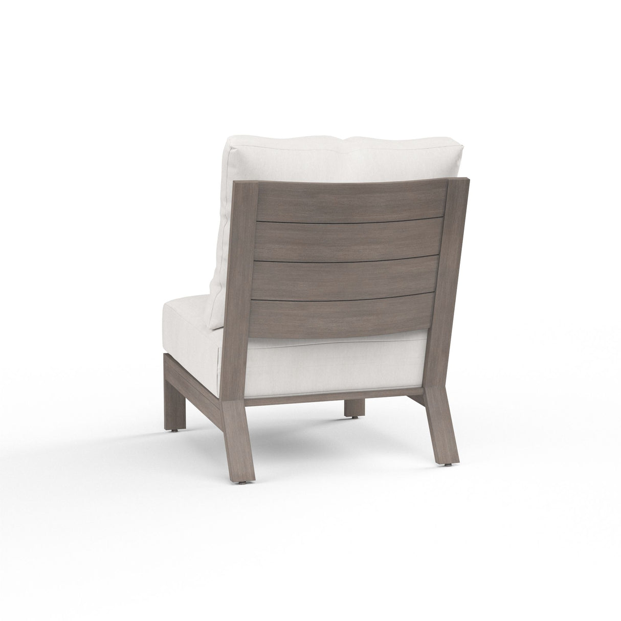 Laguna - Armless Club Chair - Driftwood