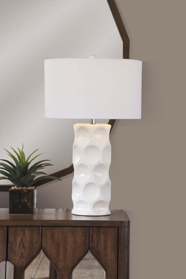 Cassidy - Table Lamp - White