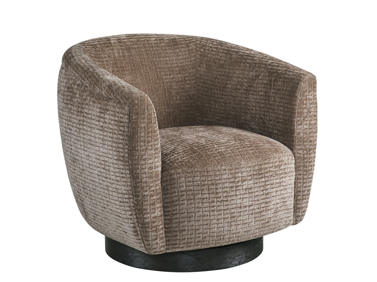 Zanzibar - Haviland Swivel Chair - Light Brown