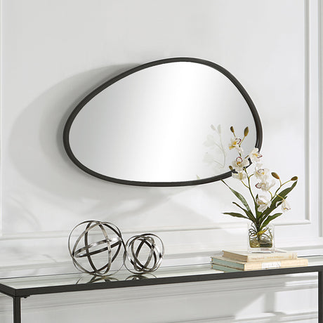 Asymmetrical Mirror - Matte Black