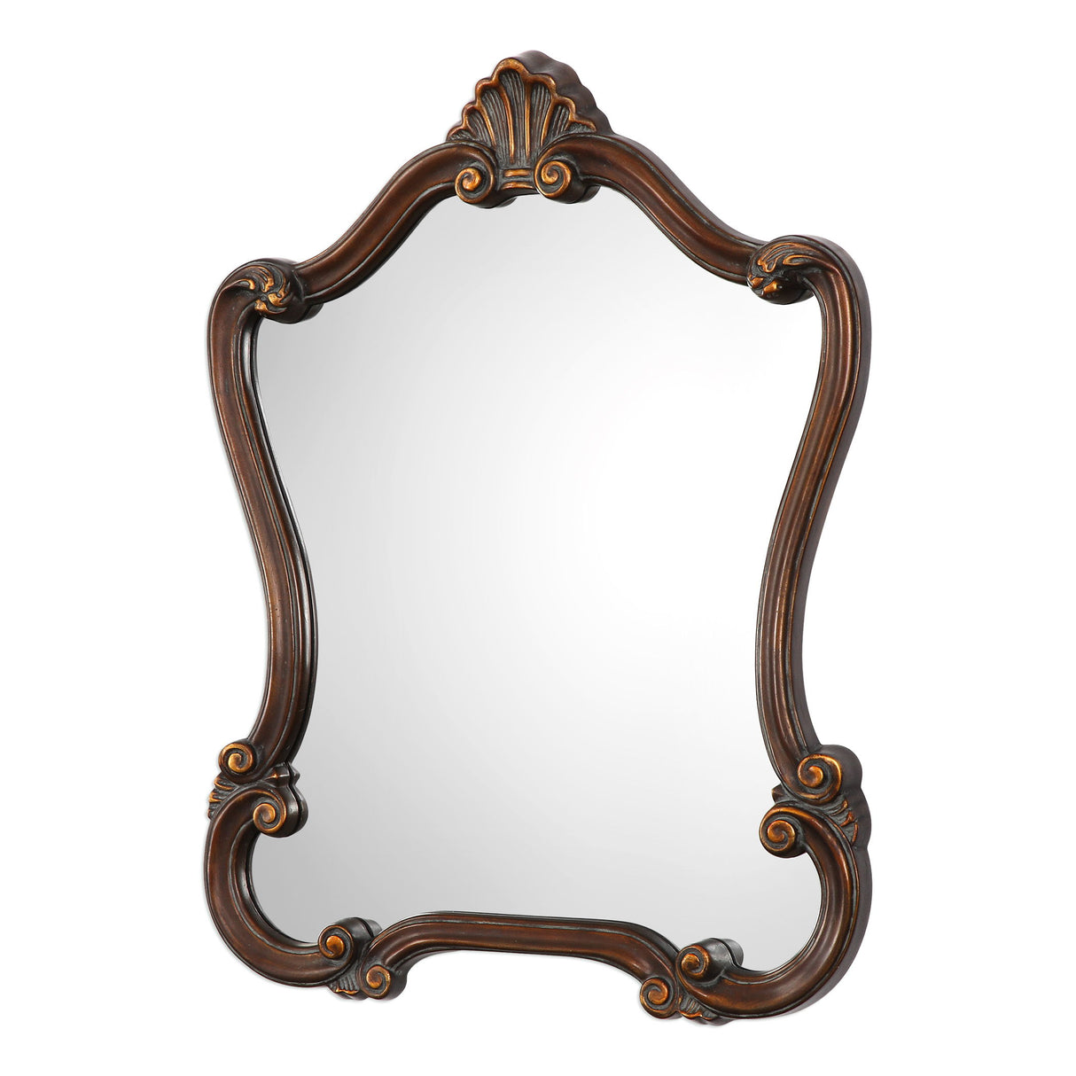 Mirror - Lightly Distressed Bronze