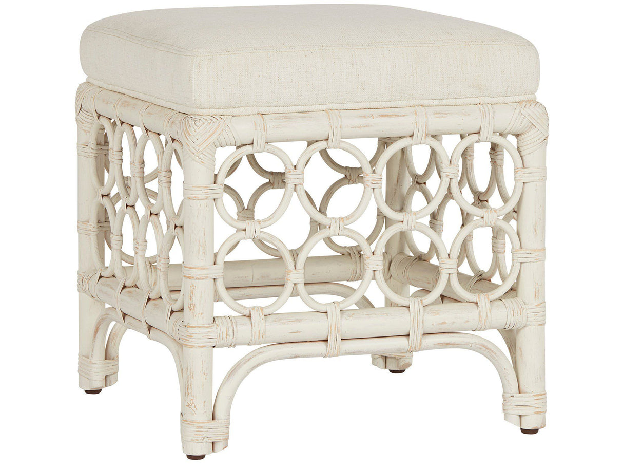 Getaway - Rattan Stool - White