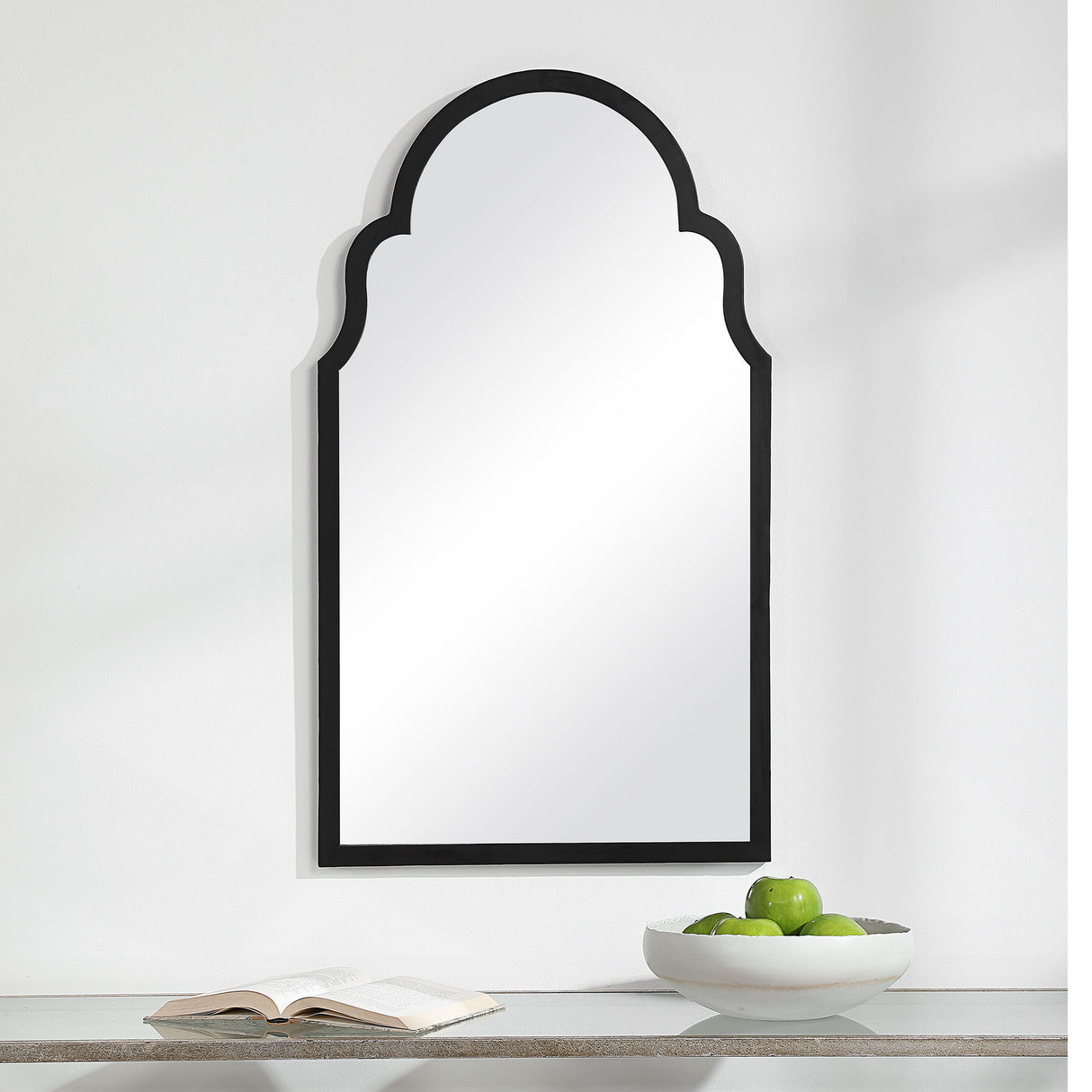 Arch Mirror - Satin Black