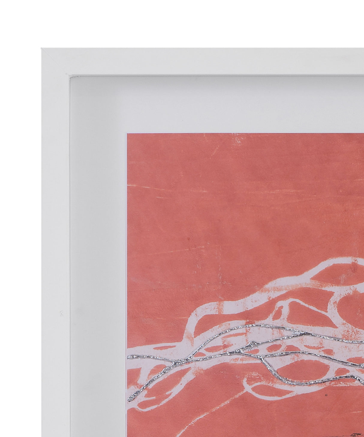 Coral Emotion - II Framed Print - Pink