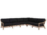 Stillwater Cove - Sectional - Black / Light Brown