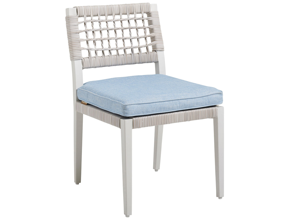 Seabrook - Side Dining Chair - White / Light Blue