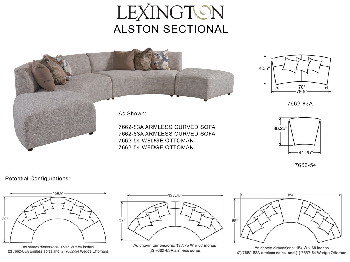 Zanzibar - Alston Sectional - Gray