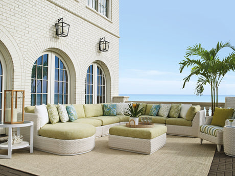 Ocean Breeze Promenade - Sectional - White / Beige