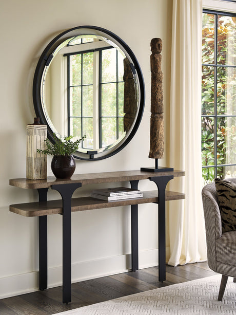 Zanzibar - Kenya Console Table - Light Brown / Black