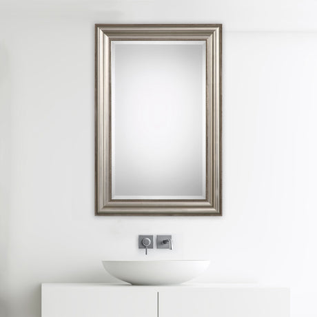 Mirror - Lightly Antiqued Champagne