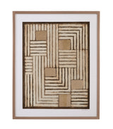 Purlin - II Framed Print - Brown