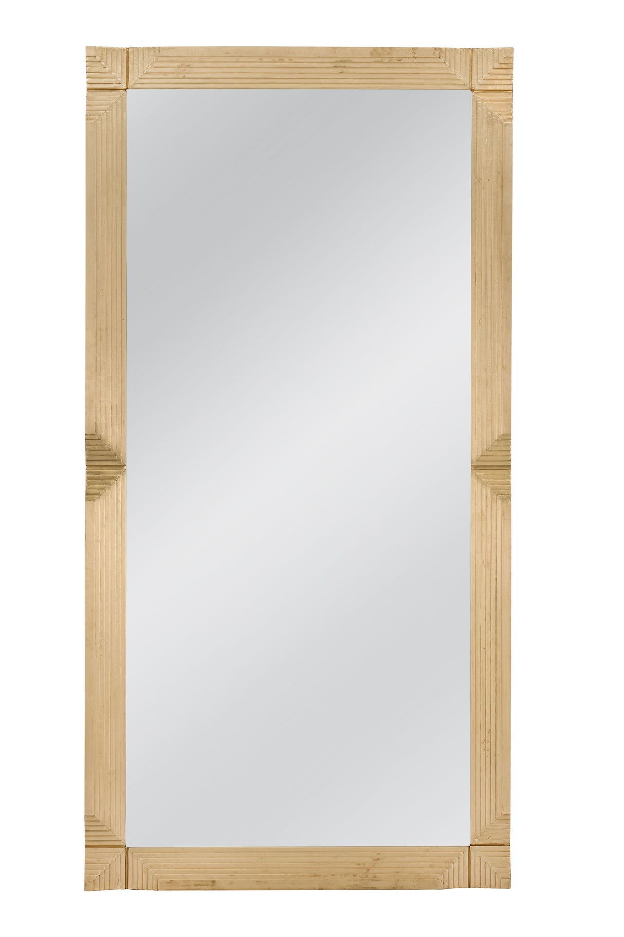 Mellstock - Floor Mirror - Brass Cladding