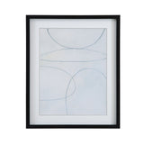 Stone Ligature - II Framed Print - Gray