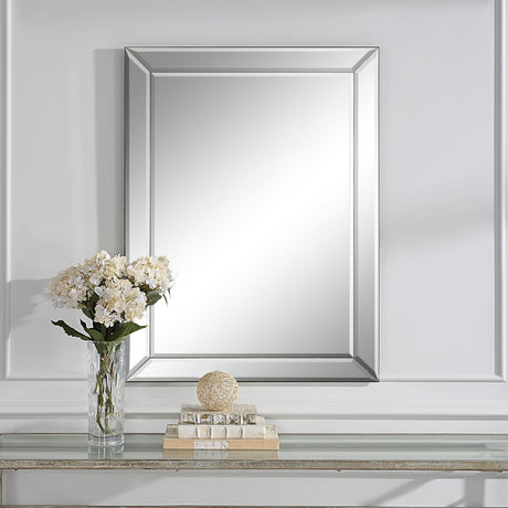 Beveled Mirror - Silver