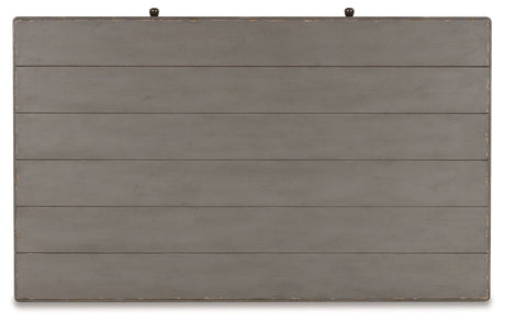 Charina - Antique Gray - Rectangular Cocktail Table