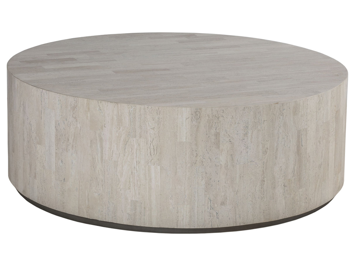 Signature Designs - Cassio Round Cocktail Table - Beige