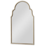 Arch Top Frame Mirror - Warm Silver