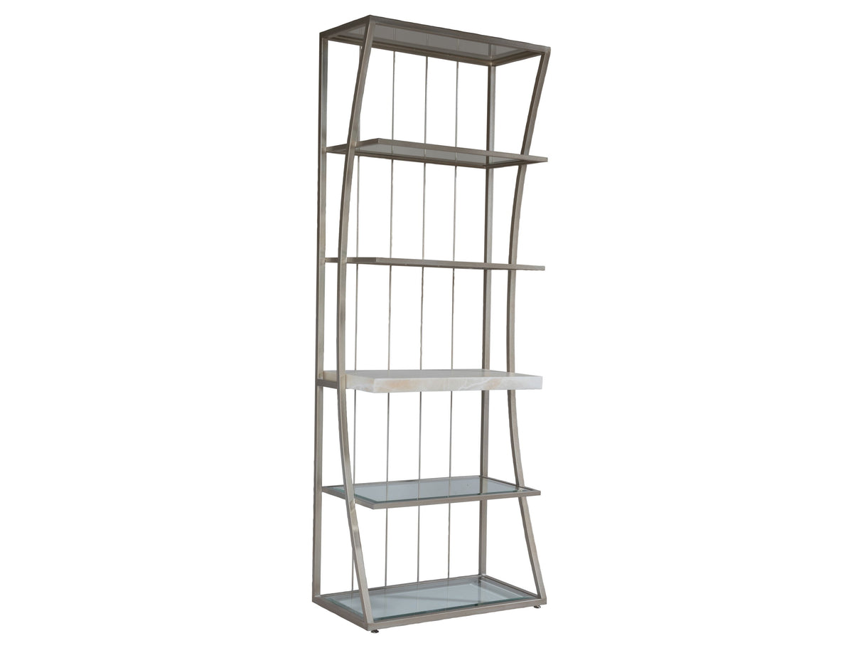 Signature Designs - Vara Etagere - Pearl Silver