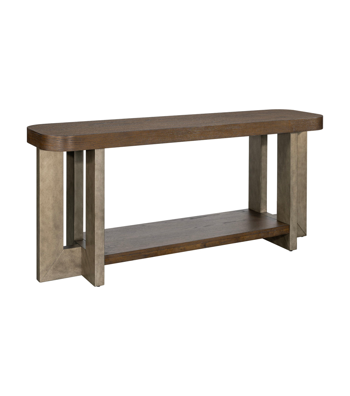 Nova - Console Table - Cerused Charcoal Oak