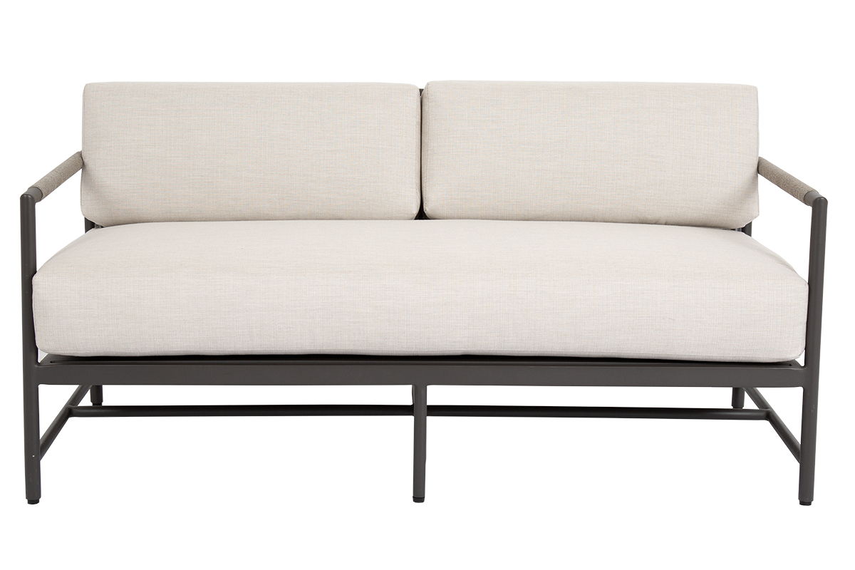 Pietra - Loveseat, No Welt - Echo Ash / Dark Gray