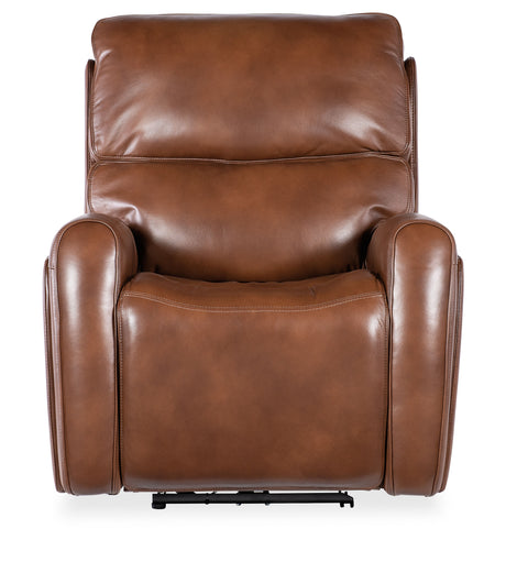 MS - Crosby Zero Gravity Power Recliner With Power Headrest - Brown