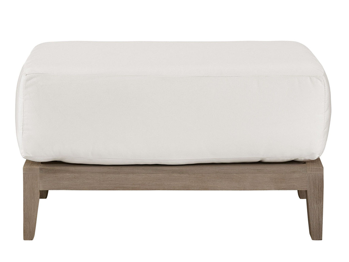 Coastal Living Outdoor - La Jolla Ottoman - Special Order - White