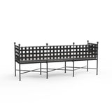 Provence - Garden Bench, With Self Welt - Canvas Flax / Black