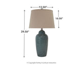 Saher - Green - Ceramic Table Lamp  - Earthy Ceramic