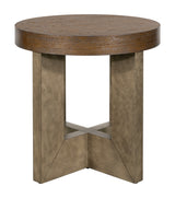 Nova - End Table - Cerused Charcoal Oak