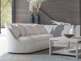 Artistica Upholstery - Genevieve Bench Seat Fabric Sofa - White