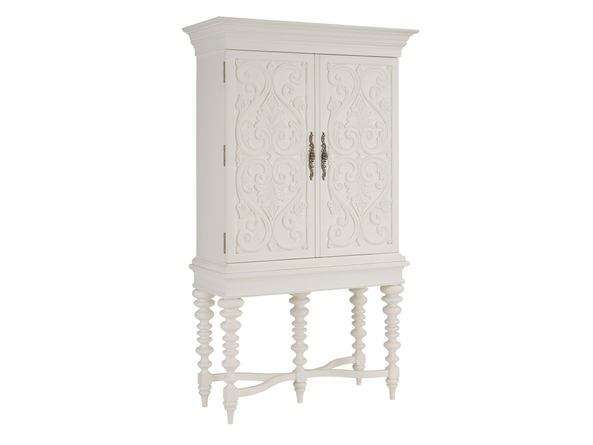 Villa Blanca - Arezzo Bar Cabinet - White