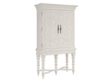 Villa Blanca - Arezzo Bar Cabinet - White