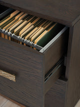 Windsor Park - Carson File Chest - Dark Brown